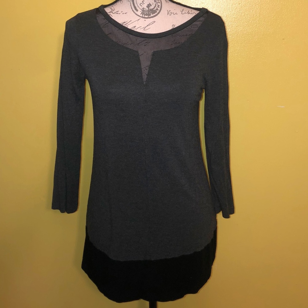 GRAY LONG SLEEVED SHIRT